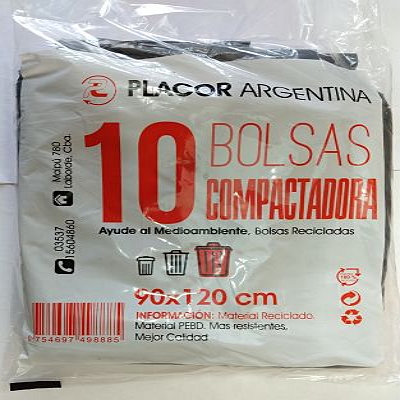BOLSA RESIDUOS CONSORCIO REFORZADA 60x90x10un